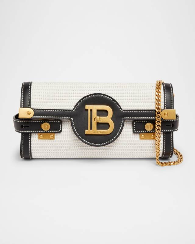 B-Buzz 23 Pouch Shoulder Bag in Canvas and Leather